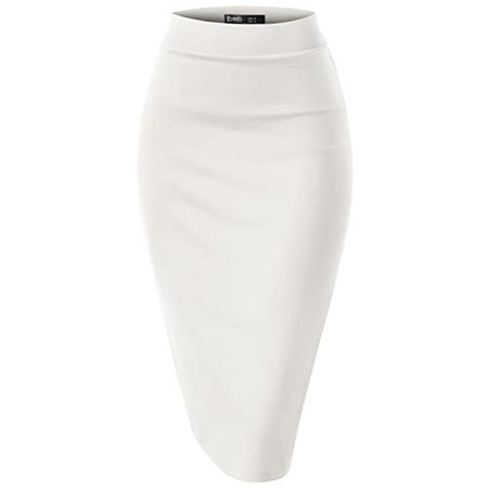 white pencil skirt amazon - Google Search