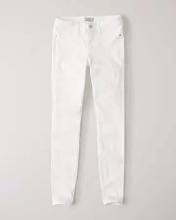 Womens Low Rise Super Skinny Jeans | Womens Bottoms | Abercrombie.com