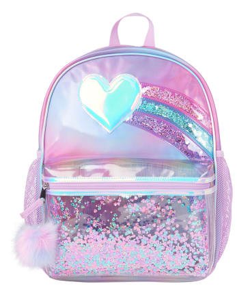 Girls Confetti Shaker Rainbow Backpack | The Children's Place