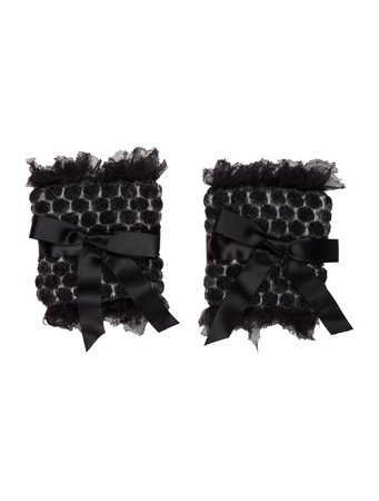 Chanel Mohair Blend Ruffle Cuff - Accessories - CHA295039 | The RealReal