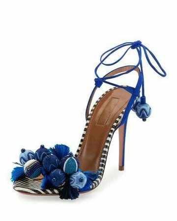 blue aquazzura shoes