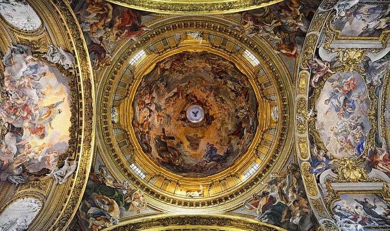 Dome of Church of the Gesù (Rome) - Baroque architecture - Wikipedia