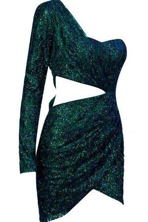 Belinda Glitter Cut Out Dress - AMEKANA.COM