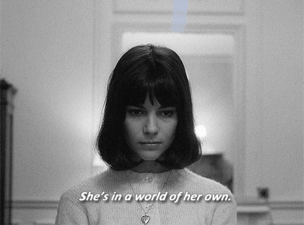 in a world of her own