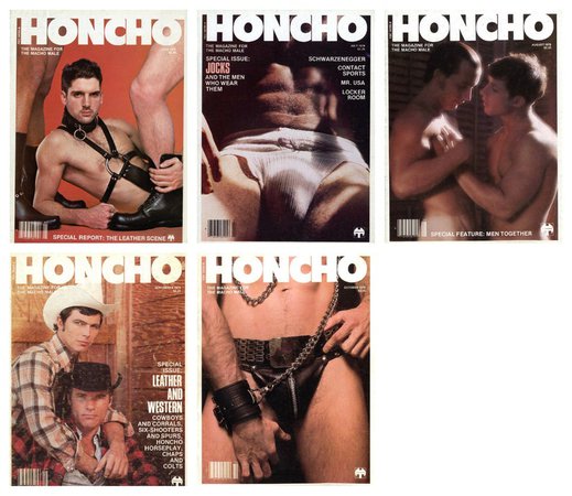 Set of 5 Honcho Magazine 1978 from June to October Instant |