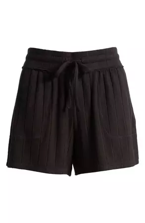 BP. Cozy Wide Rib Drawstring Shorts | Nordstrom