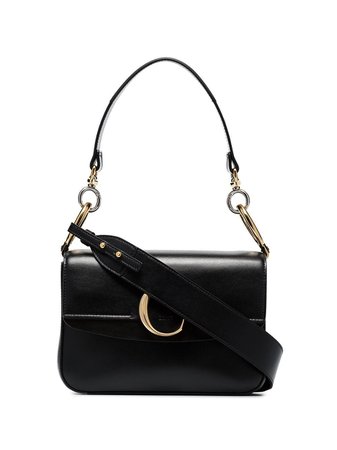 Chloé C-Embellished Shoulder Bag | Farfetch.com