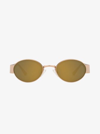 Indra | Matte Gold | Sunglasses | Carolina Lemke