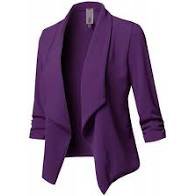 cocoon blazer dark purple - Google Search