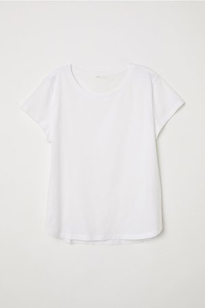 T-shirt - White - Ladies | H&M US