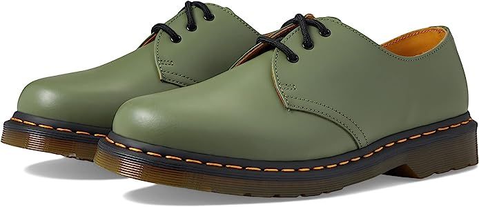 Amazon.com | Dr. Martens 1461 Smooth Leather Shoes Khaki Green Smooth UK 12 (US Men's 13) Medium | Oxfords