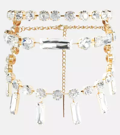 Area - Crystal-embellished choker necklace | Mytheresa