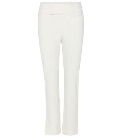 Ovida cotton-blend cropped trousers