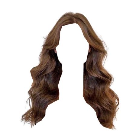 long wavy brown hair blowout