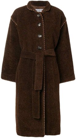 Pre-Owned long belted coat