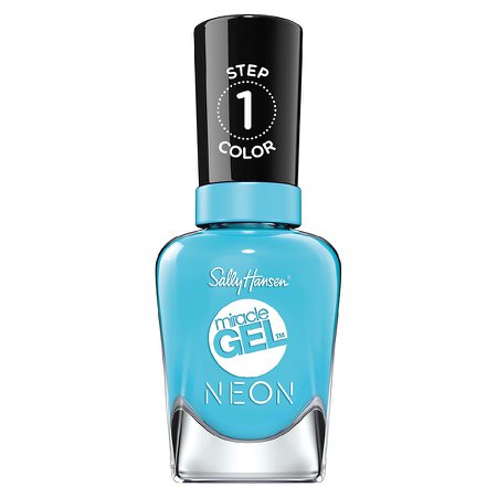 Sally Hansen Miracle Gel Neon Nail Color, Electric Blue