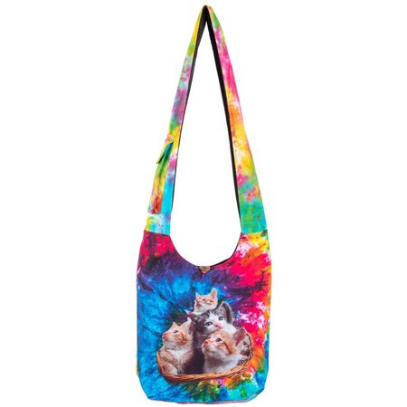 Tie-Dye Kitty Hobo Bag | The Animal Rescue Site
