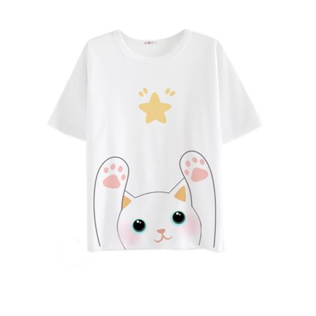 Star Kitty White T-shirt