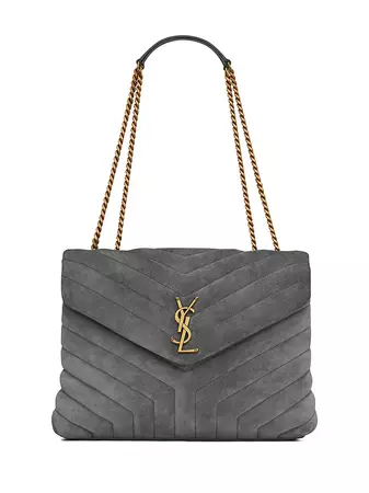 Shop Saint Laurent Medium Loulou Matelassé Suede Shoulder Bag | Saks Fifth Avenue