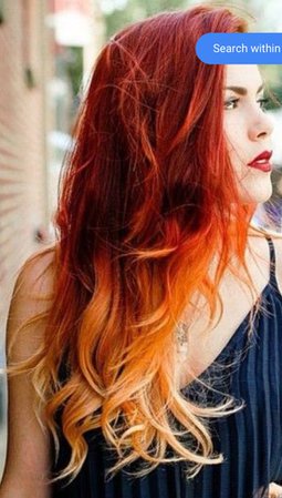 Red Ombré Hair