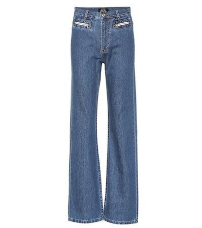Newport mid-rise flared jeans