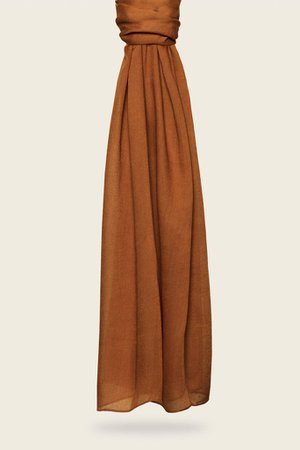 Dark Orange Woven Viscose Hijab – Haute Hijab