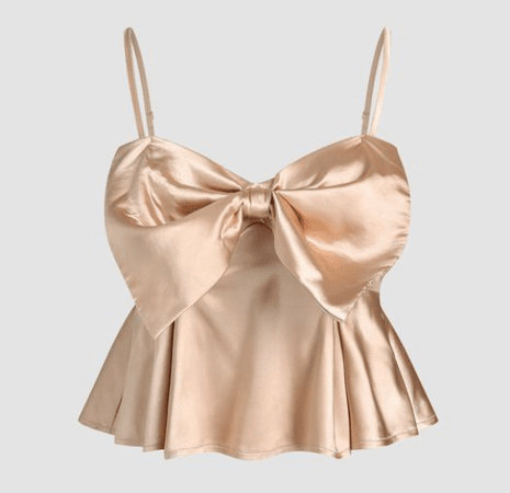 gold bow top