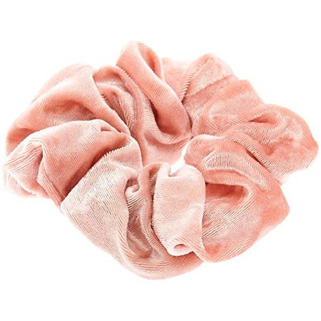 Amazon.com : Claire's Velvet Hair Scrunchie for Girls, Elastic Tie for All Hair Types, Medium, Gray, 1 Piece : Beauty