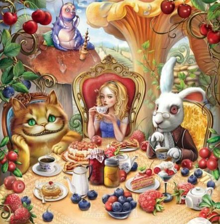 Alice mad  tea party