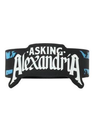 Asking Alexandria Rubber Band Merch Bracelet