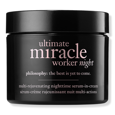 Ultimate Miracle Worker Nighttime Serum-in-Cream with Retinol & Ahas - Philosophy | Ulta Beauty