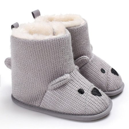 Winter Bear Baby Boots – Cozy Nursery