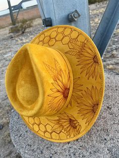 Yellow Sunflower hat