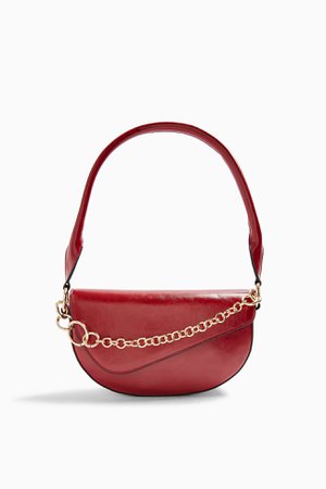 Sienna Red Shoulder Bag - Topshop