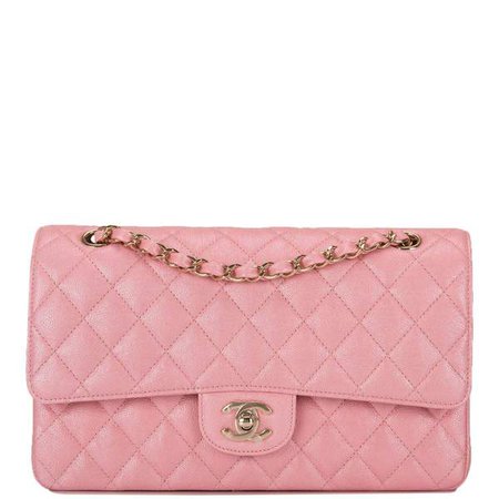 Chanel Iridescent Pink Quilted Caviar Medium Classic Double Flap Bag – Madison Avenue Couture