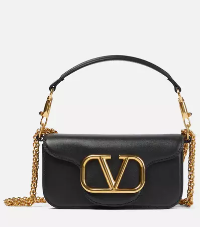 Valentino Garavani - Locò Small leather shoulder bag | Mytheresa