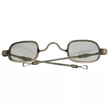 Antique Silver Spectacles Eyeglasses