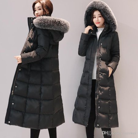 2020 Long Down Jacket Women Winter Coats Natural Fox Fur Collar White Duck Down Parkas Hooded Thicken Warm Snow Clothes New Arrival From Tomwei, $65.32 | DHgate.Com
