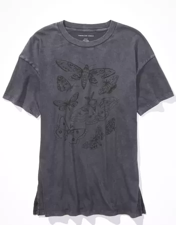 AEO Oversized Butterfly Graphic T-Shirt