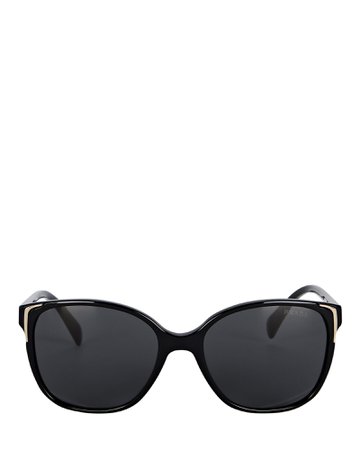 Prada Oversized Cat Eye Sunglasses | INTERMIX®
