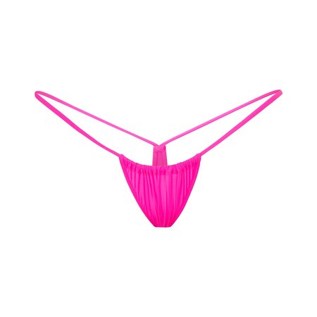 Micro Cording Dip String Thong - Neon Pink | SKIMS