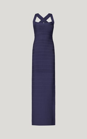 Herve Leger, CRISS CROSS ICON GOWN