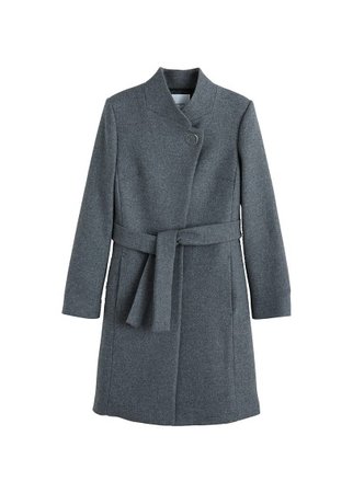 MANGO Buttoned wool coat
