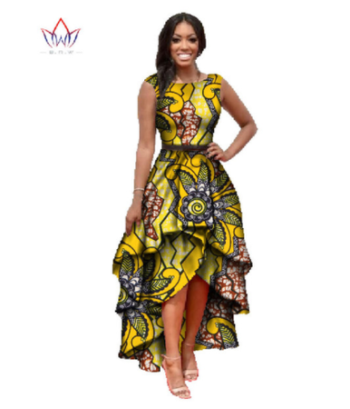 african dashiki dresses cotton dress sleeveless african print dress big size - Africa