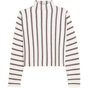 Maje Jacquard-knit turtleneck sweater
