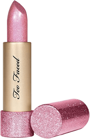 Two Faced Pink Glitter Lipstick