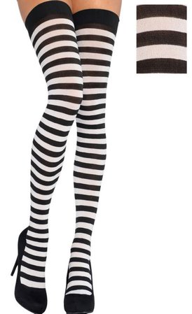 striped stockings