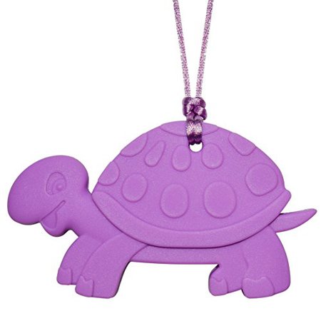 Turtle Chewelry - Sensory Oral Motor Aide Chewy Necklace - Chewy Fidget Toy (Purple) | WantItAll