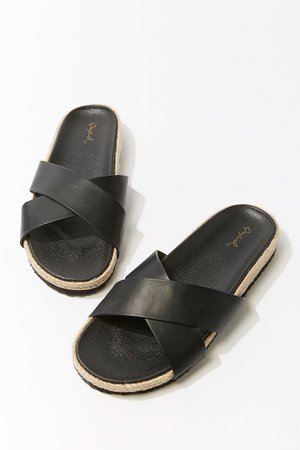 Faux Leather Espadrille Sandals | Forever 21