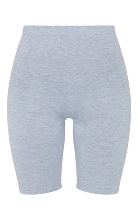 Grey Marl Basic Cycle Shorts | PrettyLittleThing